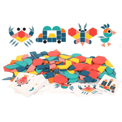 Entfalten Sie Ihre Kreativität - Geometrisches Formenpuzzle