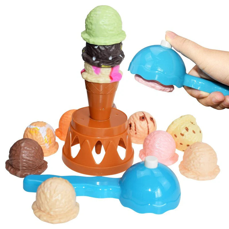 Lustiges Eiscreme-Balance-Spiel für Kinder