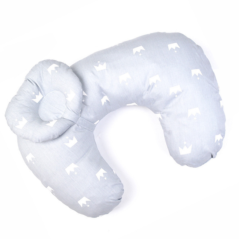 Multifunktionales Stillkissen mit Babykopfkissen für Mama & Baby