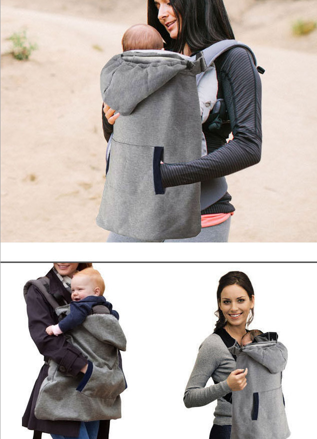 Baby Tragecover mit Kapuze – Universal Überzug für Babytragen & Tragetücher