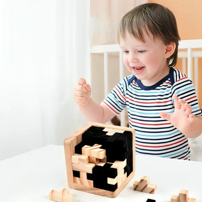 3D Holz-Puzzle - Denkspiel Meister