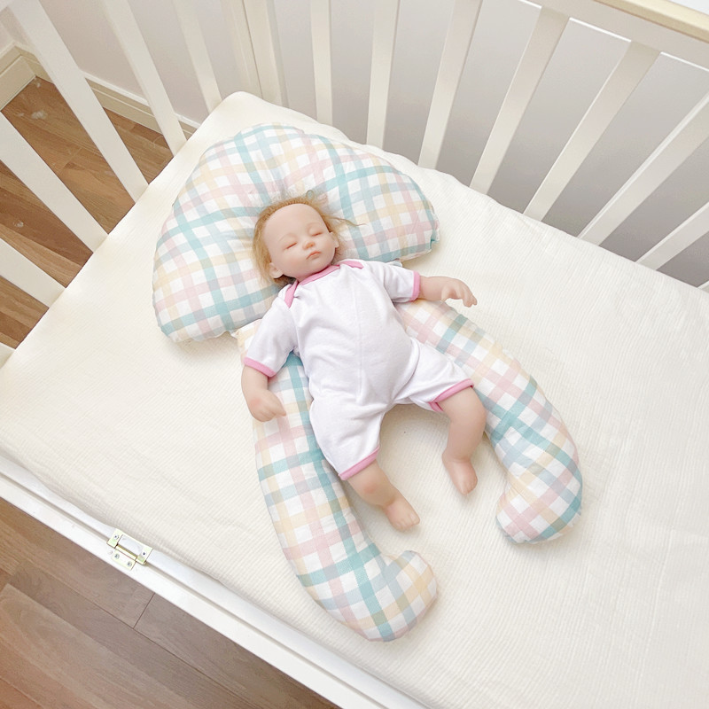 Baby Lagerungskissen mit Kopfstütze – Ergonomisches Stützkissen für Babys