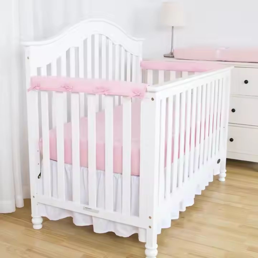 Baby Bettnestchen aus Baumwolle – Weicher Stoßschutz fürs Gitterbett