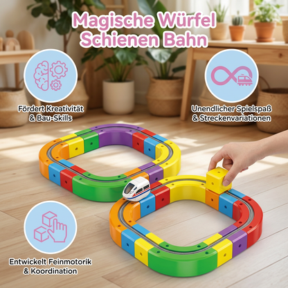 Magische Würfel Schienen Bahn Kinderspielzeug