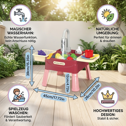 WasserWunder - Spielküche mit Magischem Wasserhahn
