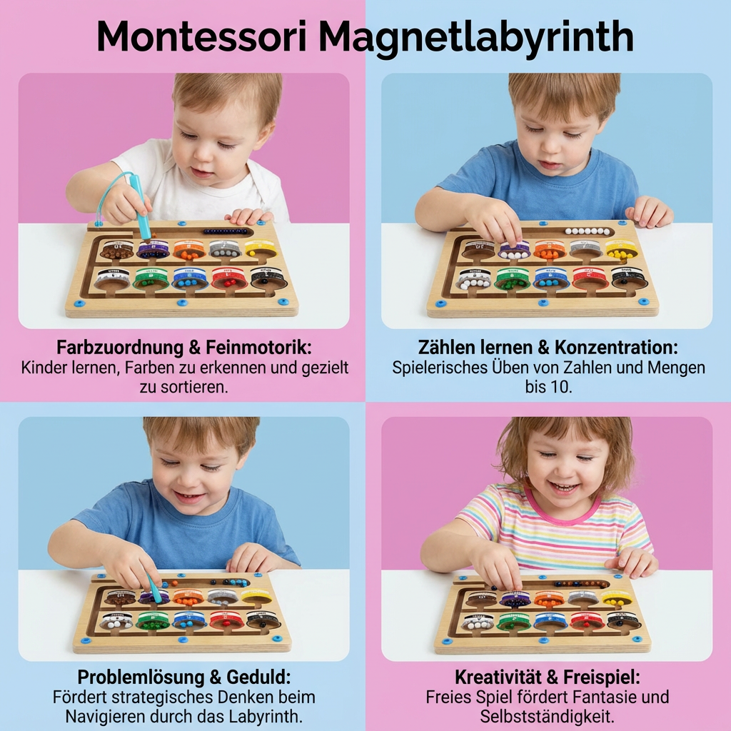 Montessori Magnetlabyrinth