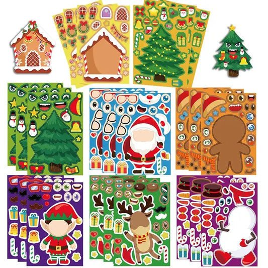 Verspielte Winter-Wunder - Weihnachtssticker für Kinder