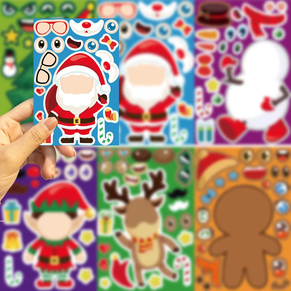 Verspielte Winter-Wunder - Weihnachtssticker für Kinder