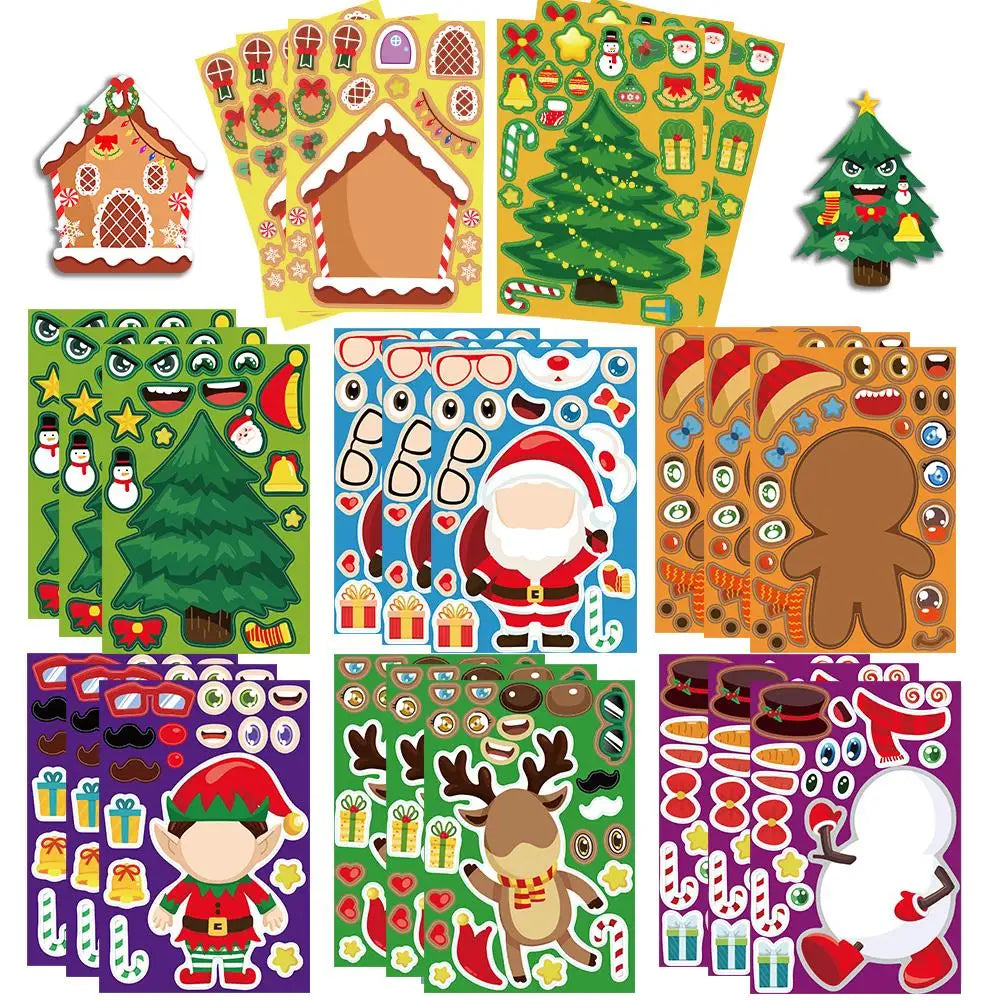 Verspielte Winter-Wunder - Weihnachtssticker für Kinder