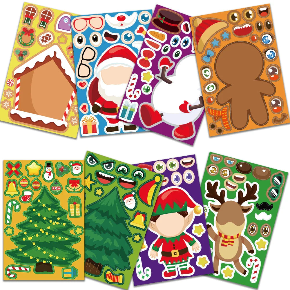 Verspielte Winter-Wunder - Weihnachtssticker für Kinder