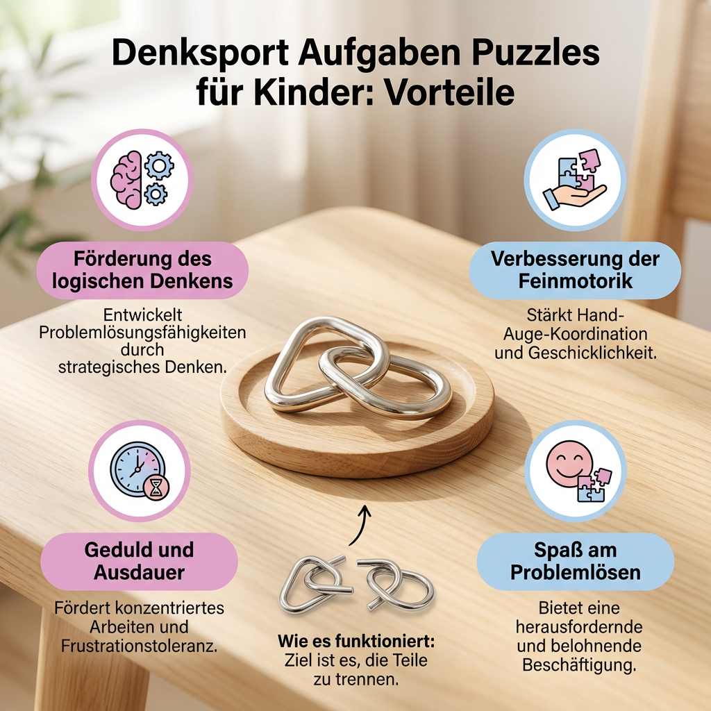 Denksport Aufgaben Puzzles für Kinder