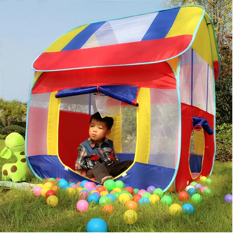 Buntes Kinder-Spielzelt – Farbiger Ballpool für Indoor- und Outdoor-Spaß