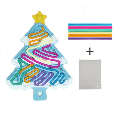Silikon Stresslöser Weihnachtsbaum – Kompakt und Lustig für die Weihnachtszei