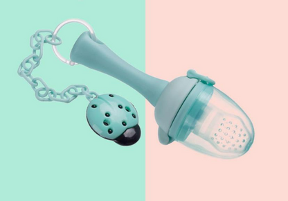Baby Fruchtsauger und Feeder – Silikon Beißring und Fütterhilfe