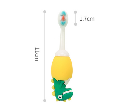 Kinder Zahnbürste Dino – Weiche Lernzahnbürste für Kleinkinder & Babys