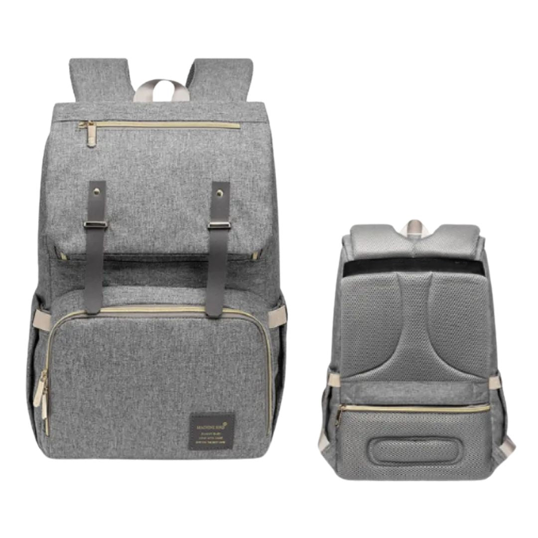 Wickelrucksack mit USB-Anschluss – Baby Rucksack mit Flaschenwärmer & Ladefunktion