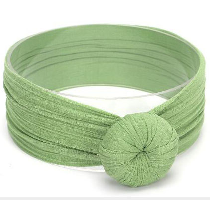 Baby Turban Stirnband Mädchen – Weiches Knotenmuster Haarband