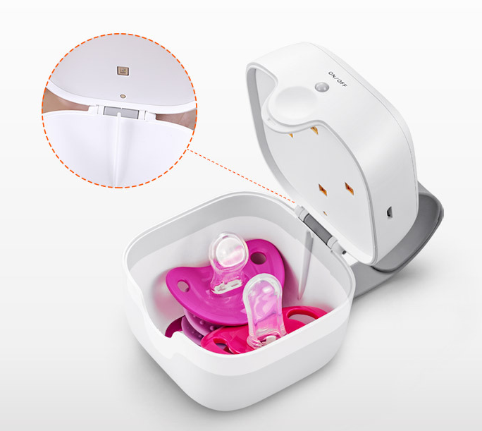 Portabler Schnuller Sterilisator – Hygienische Desinfektion für Babyschnuller