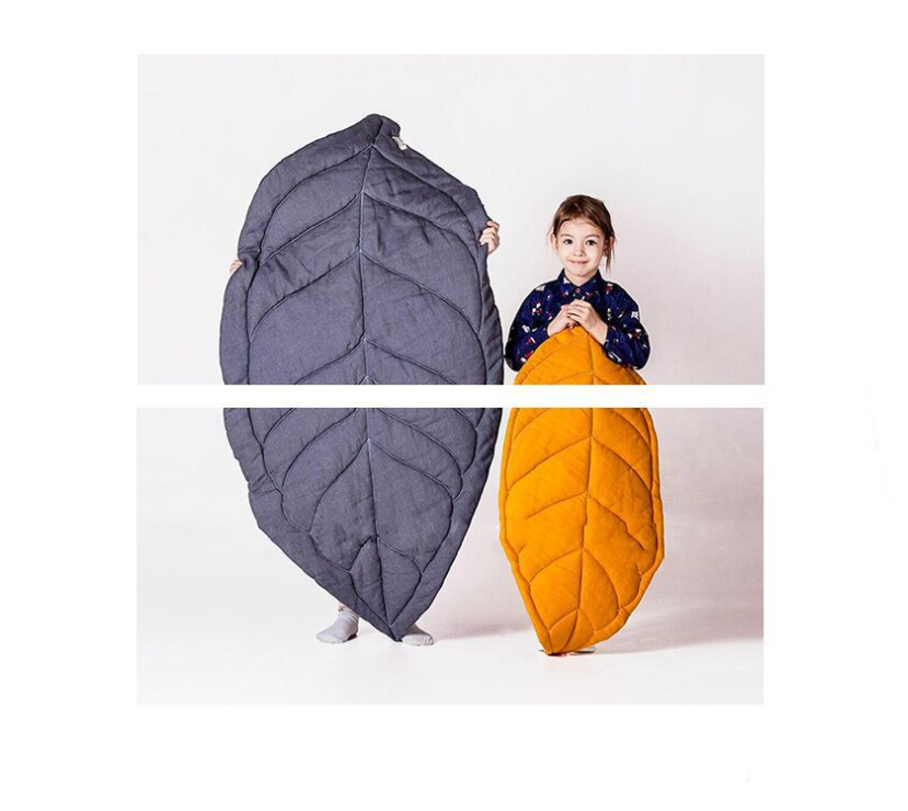 Baby Spielmatte – Blattform, Weich & Komfortabel