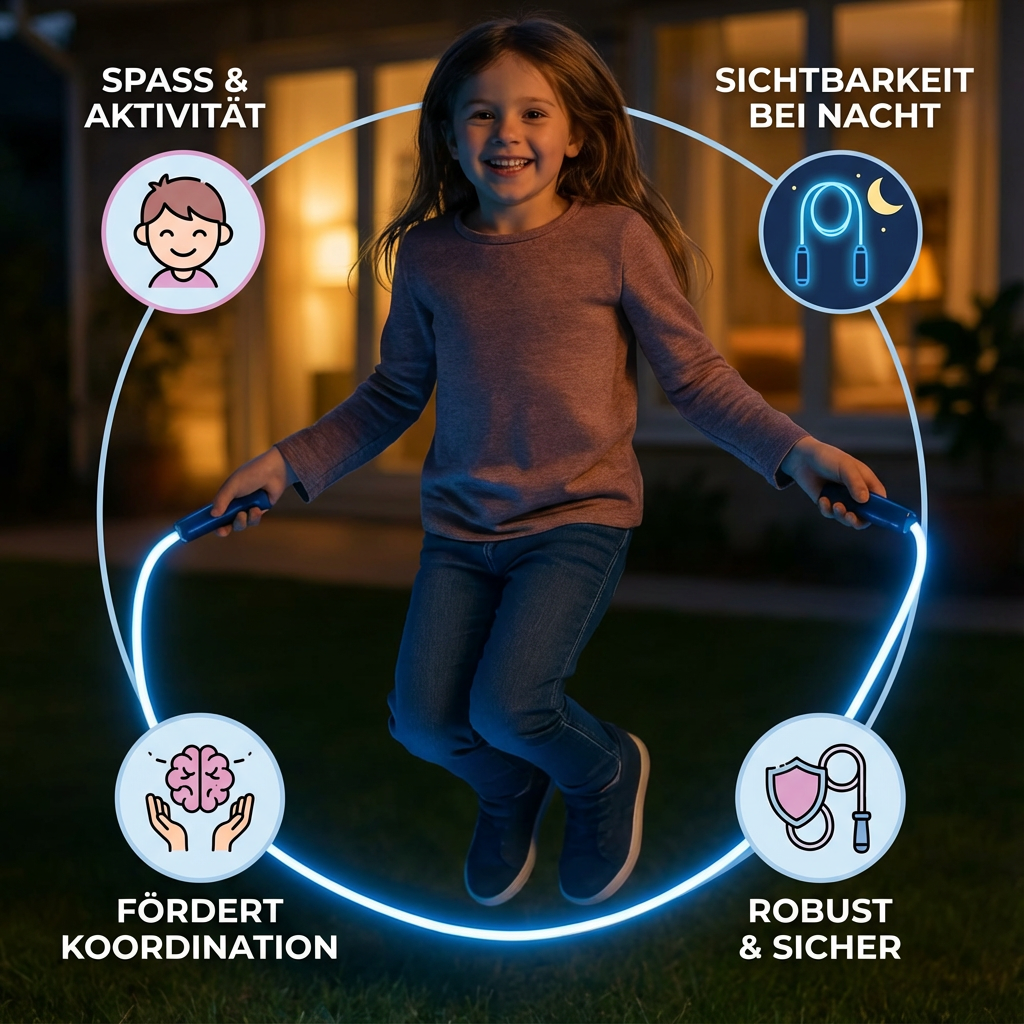 Leuchtendes Springseil
