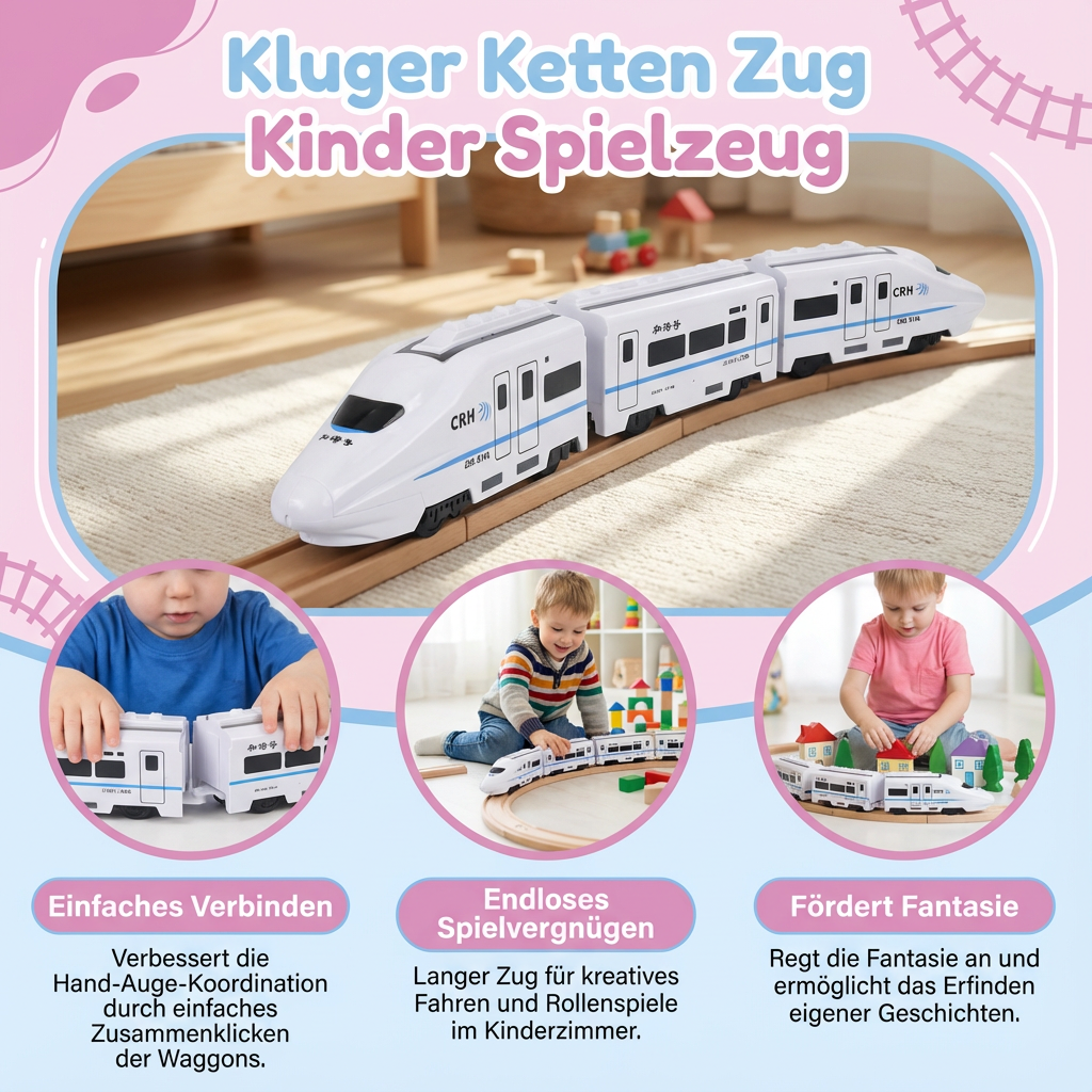 Kluger Ketten Zug Kinder Spielzeug