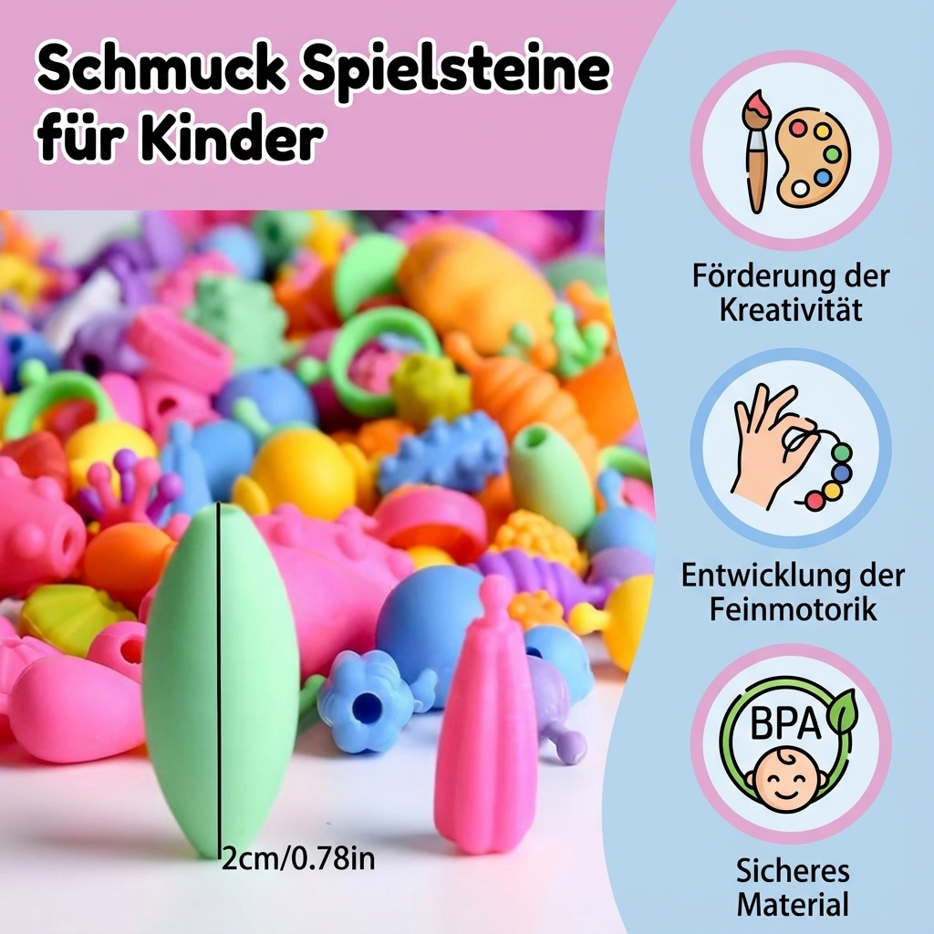Schmuck Spielsteine für Kinder