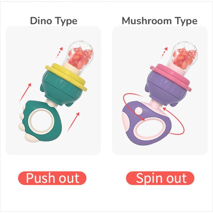 Baby-Schnuller mit Beißring – Ergonomisches Design für Einfaches Greifen