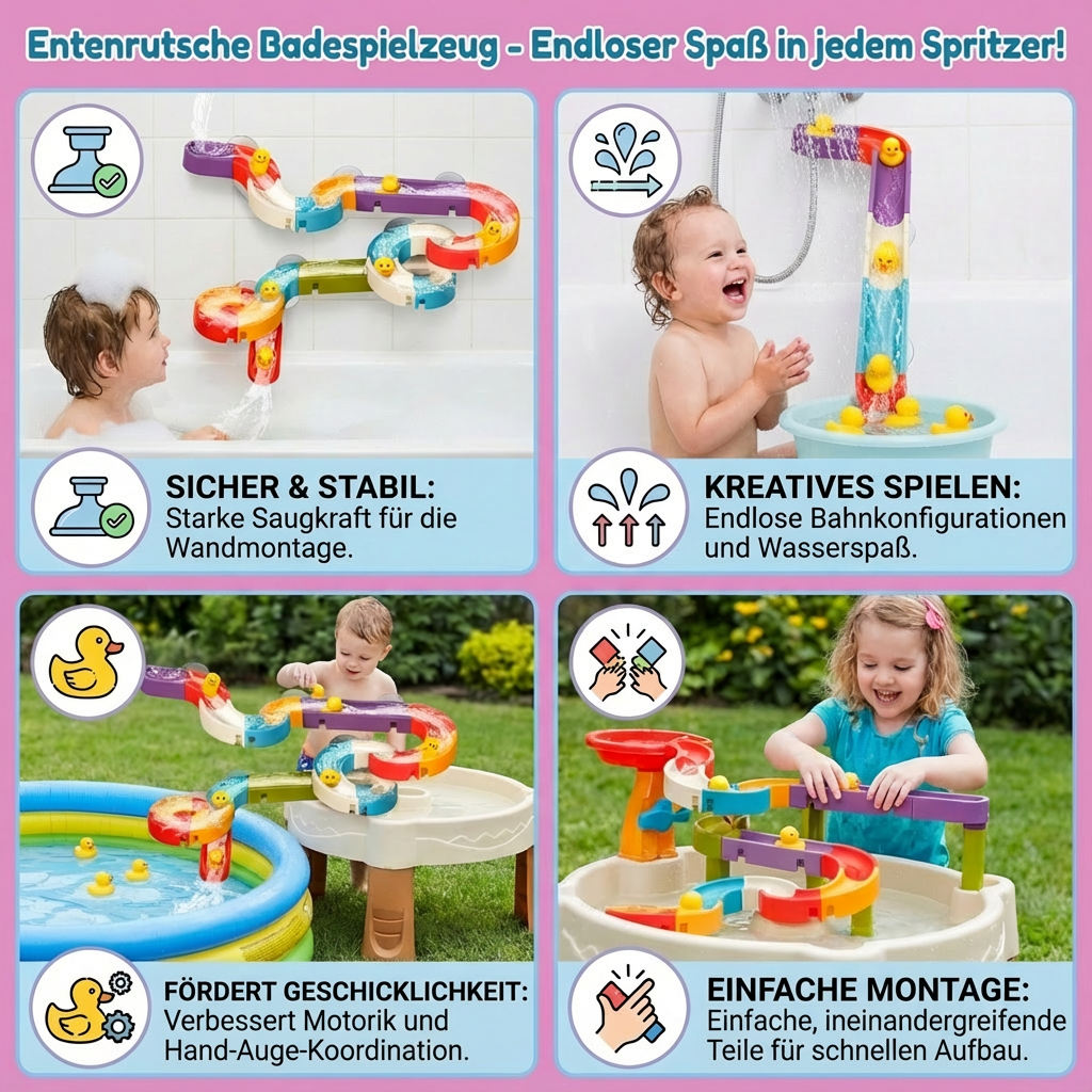 Entenrutsche Badespielzeug