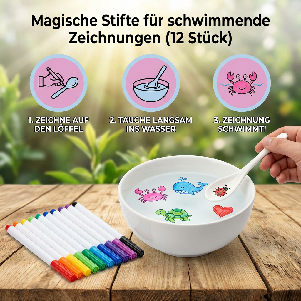 Magische Stifte für schwimmende Zeichnungen (12 Stück)