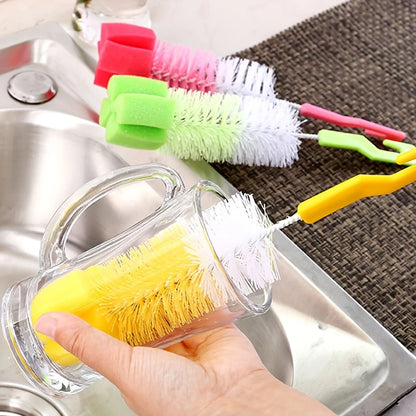 Flaschenreiniger Set für Babys – Reinigungsbürste für Flaschen und Sauger
