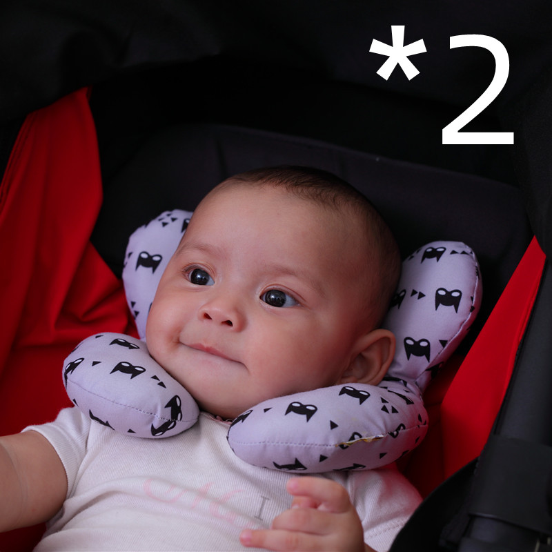 Baby-Nackenkissen für Autositz, Kinderwagen und Reisen