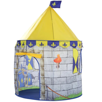 Ritter Spielzelt für Kinder mit Burgdesign und Tragetasche