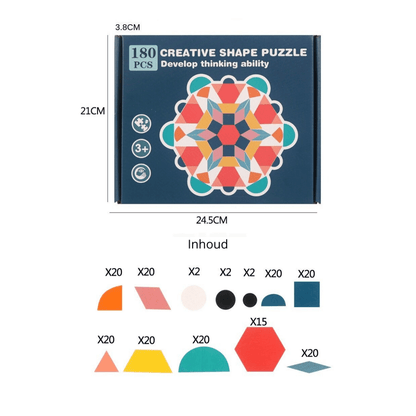 Entfalten Sie Ihre Kreativität - Geometrisches Formenpuzzle