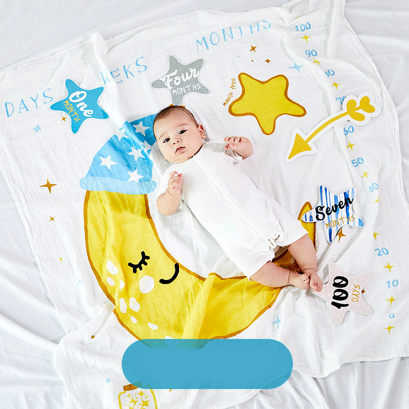 Baby Decke und Musselin Swaddle Tuch für Neugeborene