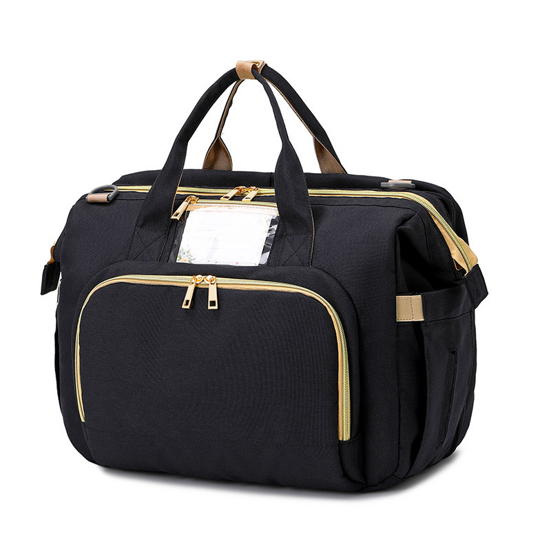 3-in-1 Wickeltasche mit tragbarem Babybett