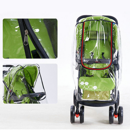 Regenverdeck für Kinderwagen – Wasserdichte Schutzhülle für Kinderwagen