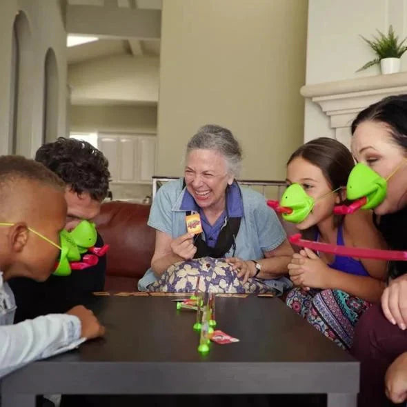 Frosch-Abenteuer Familien Spiel für Groß und Klein