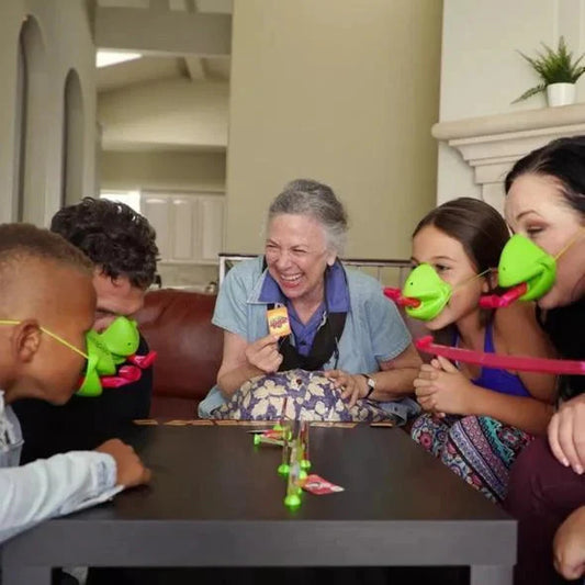 Frosch-Abenteuer Familien Spiel für Groß und Klein