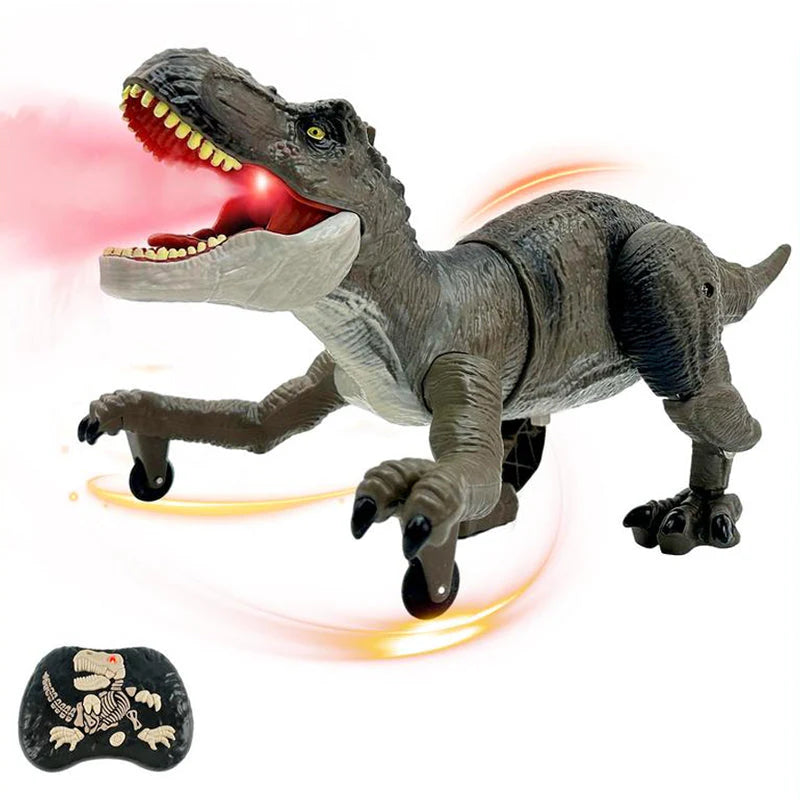 Fernsteuerbarer Dinosaurier mit Nebelspray-Funktion