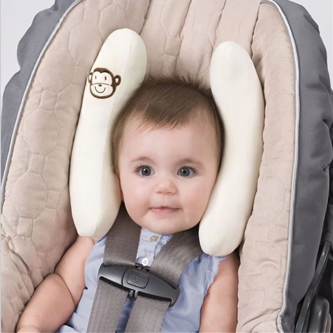 Kinder Nackenkissen für Autositz – Weiches Kopfstützenkissen für Babys