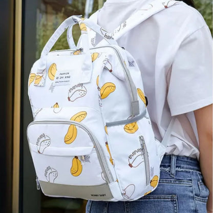 Wickelrucksack für Eltern – Großer Baby Rucksack mit vielen Fächern