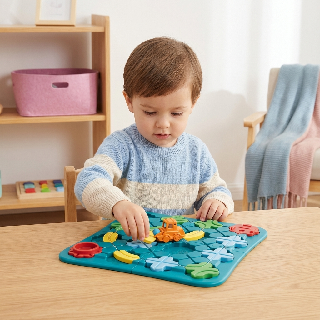Montessori Straßen-Puzzle