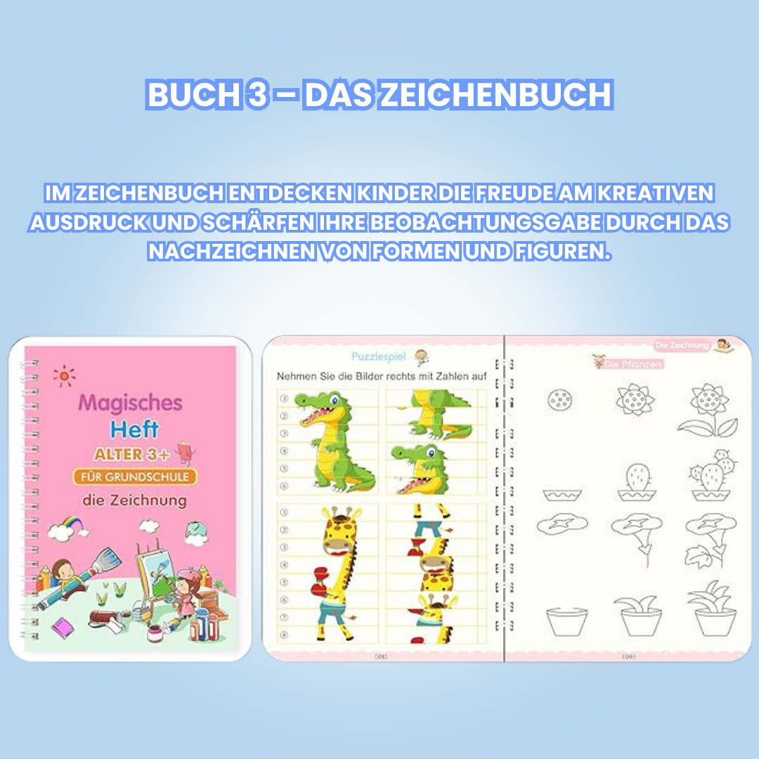 Kalligraphie-Bücher (4er Set)