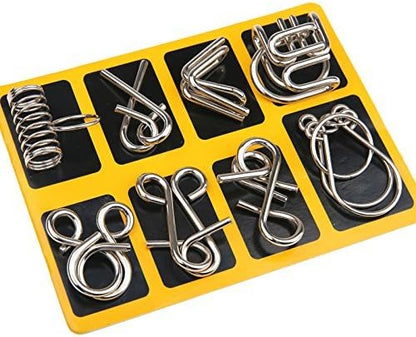 Metall-Puzzle-Ring-Set