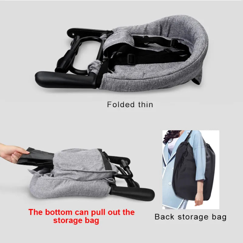 Tragbarer Baby-Sitz für den Tisch – Kompakter Hochstuhl für Zuhause