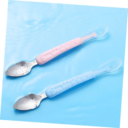 2-in-1 Silikon Löffel für Babys