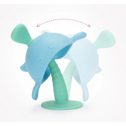 Baby Beißring Wal aus Silikon – Sicheres Teething Spielzeug für Babys