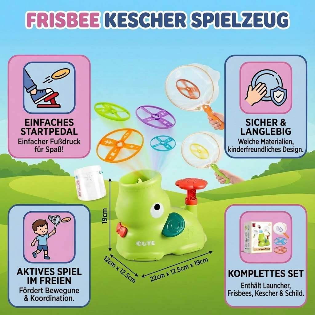 Frisbee Kescher Spielzeug