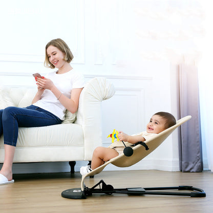 Babywippe mit ergonomischem Sitz – Leichte Schaukelwippe für Neugeborene