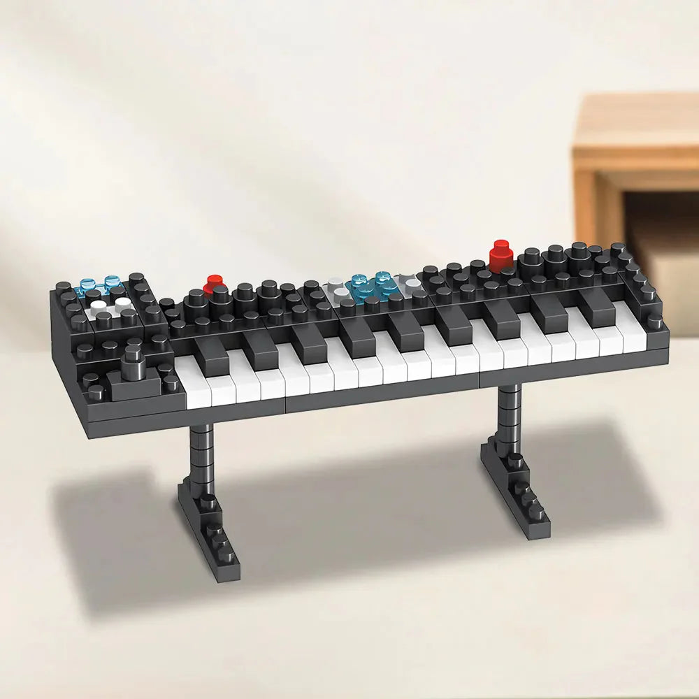 DIY Miniatur-Musikinstrument aus Bausteinen – Sammlerset